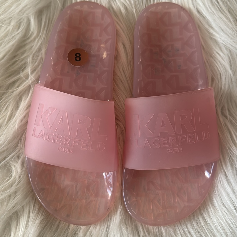 WOMEN'S KARL LAGERFELD PARIS KONDO BLUSH PINK SZ 8